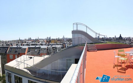 Новый проект в Копенгагене – зона отдыха на крыше здания